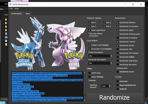 Bdsp Randomizer Tools [pokemon Brilliant Diamond And Shining Pearl