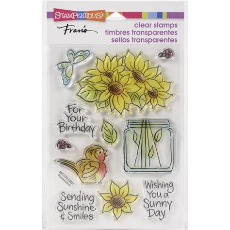 Stampendous Pop Sunflower Clear Stamp Set Michaels