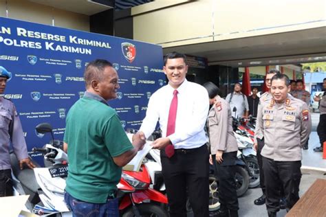 Korban Penipuan Dan Penggelapan Kendaraan Bermotor Dapat Kembali