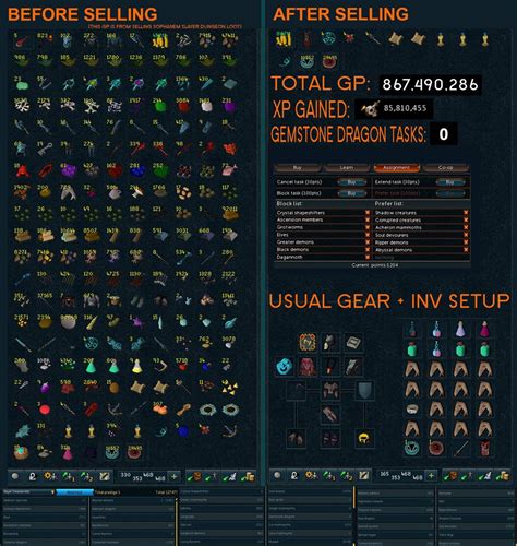 Loot Tab From 120 Slayer Rrunescape