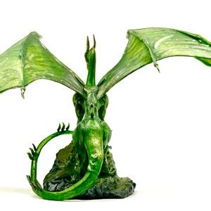 Young Emerald Dragon Dnd Mini - Etsy