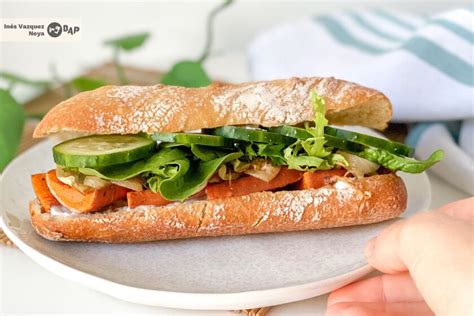 Bocadillo De Batata Cebolla Espinaca Y Pepino La Receta Vegaa