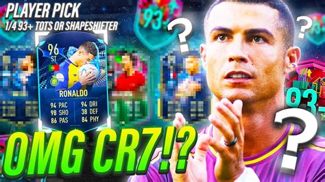 20x 93 TOTS Shapeshifter Player Picks OMG I Packed TOTS Ronaldo