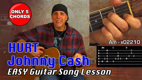 Ez Guitar Song Lesson Johnny Cash Hurt Only Chords Trent Reznor Nin