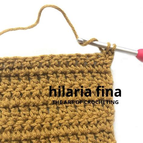 Stacked Single Crochet Stitch Hilaria Fina The Art Of Crocheting