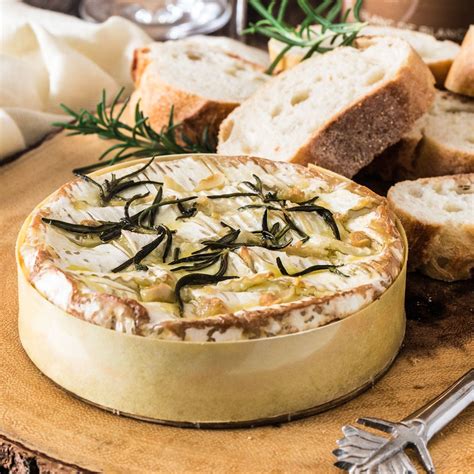 Baked Camembert with Garlic and Rosemary - Olivia's Cuisine