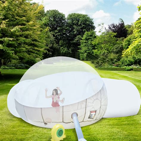 Grade Outdoor Clear Dome Camping Cabin Bubble Tent with Air Blower