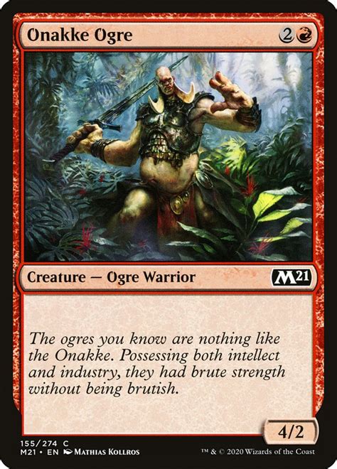 Onakke Ogre · Core Set 2021 M21 155 · Scryfall Magic The Gathering