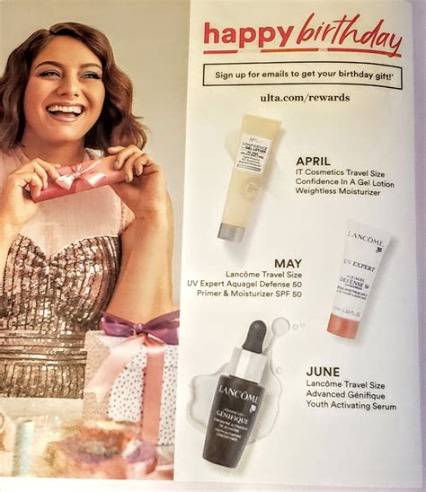 Ulta Free April May and June Birthday Gift - Gift With Purchase