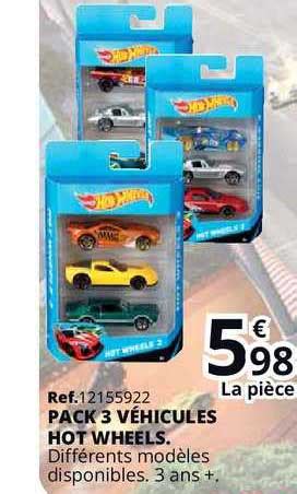 Promo Pack 3 Véhicules Hot Wheels chez Maxi Toys iCatalogue fr