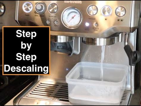 How to Descaling Breville Barista Express 브레빌870 디스케일 방법 YouTube