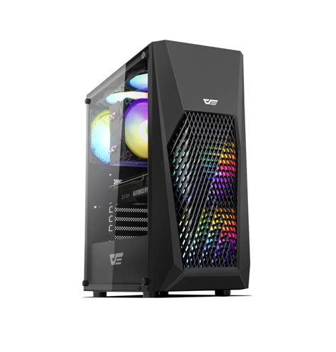 Darkflash DK150 (Black) (ATX) with 3 RGB Fan - WIND NET Computers