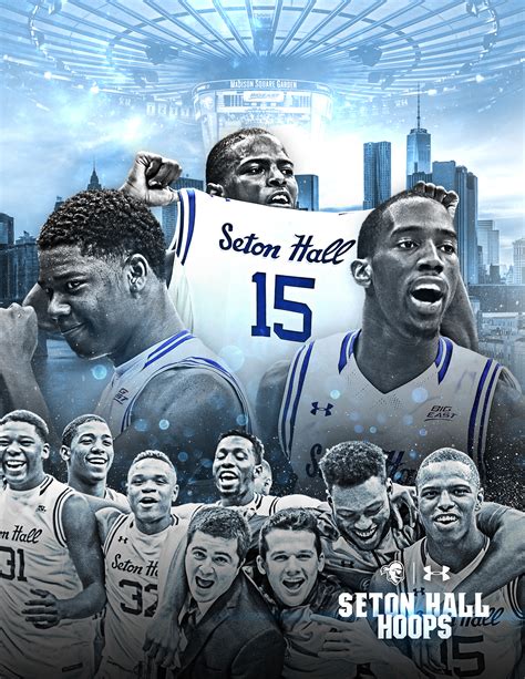 Seton Hall Basketball Program Covers on Behance