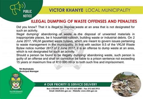 Services Victor Khanye Local Municipality