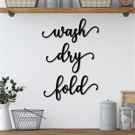 Wash And Dry Sign Laundry Room Sign Laundry Room Decor Etsy