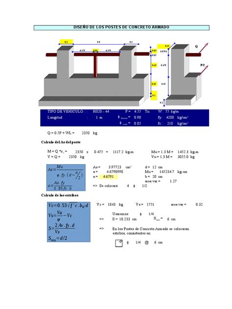 Diseño De Puente Viga Losa Pdf Mecanica Clasica Ingeniería Estructural