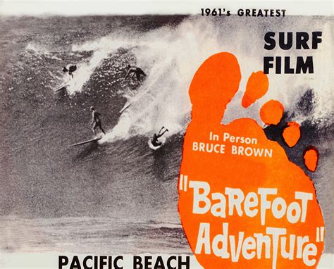 Barefoot Adventure Vintage Surf Movie Poster Print - Etsy