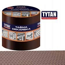 Taśma dekarska bitumiczna TYTAN 10cm x 10mb BRĄZOWA RAL8017 10045353