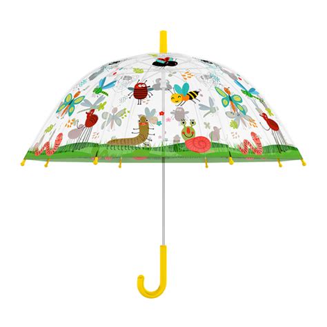 Umbrella - Kids Transparent Insects