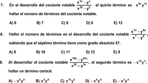 COCIENTES NOTABLES PROBLEMAS RESUELTOS EN TUTORIAL