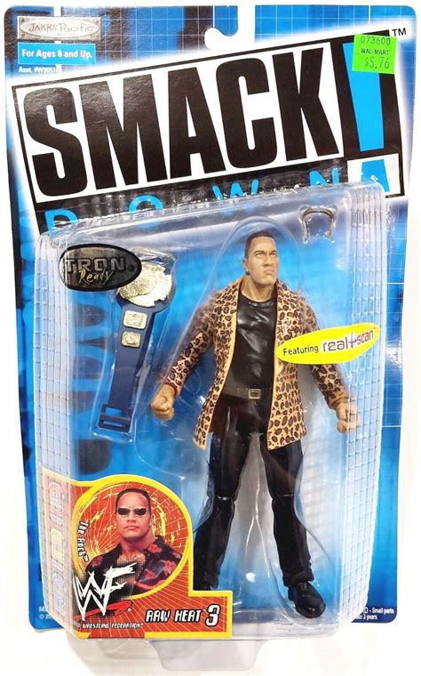 2000 Wwf Jakks Pacific Titantron Live Raw Heat Series 3 The Rock Wrestling Figure Database