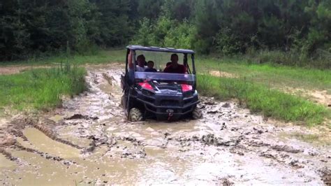 Polaris Ranger In Mud Hole Youtube