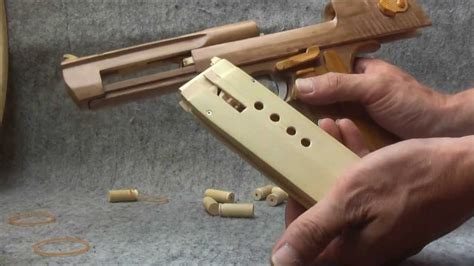 Wooden blowback rubber band gun plans