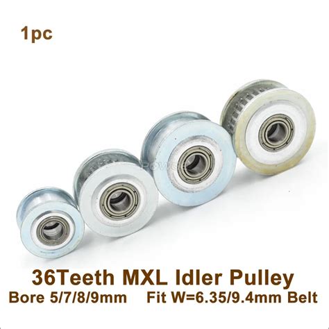 Powge Teeth Mxl Idler Pulley Passive Pulley Bore Mm Fit Mxl