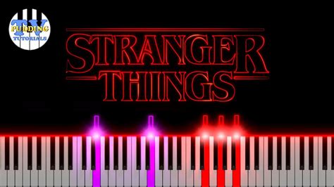 Stranger Things Theme Piano Tutorial With MIDI Visualizer YouTube