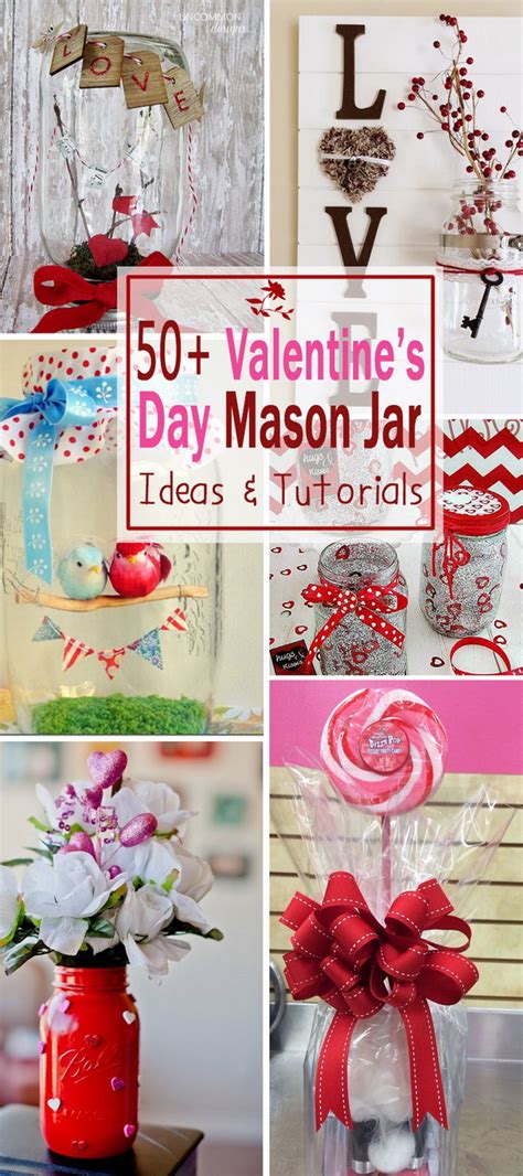 50 Valentines Day Mason Jar Ideas And Tutorials 2022