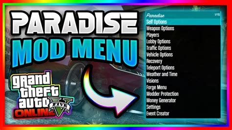 COMO INSTALAR MOD MENU PARADISE GRÁTIS GTA 5 PS3 HEN CFW BLES