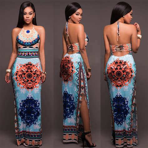 African Halter Maxi Dresses Dresses Images 2022