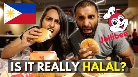 Is It REALLY HALAL Foreigners Try JOLIBEE For FIRST TIME In MANILA