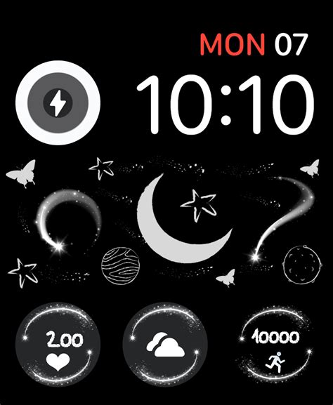 Eva Design Eva Chalk Planet Ii Watch Face For Apple Watch Samsung