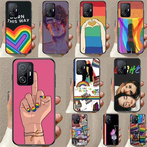 Gay Lesbian LGBT Rainbow Pride Funda For POCO F5 F3 M5s C40 F4 GT X3 X4