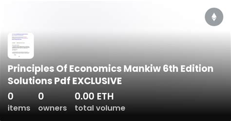 Principles Of Economics Mankiw Th Edition Solutions Pdf Exclusive