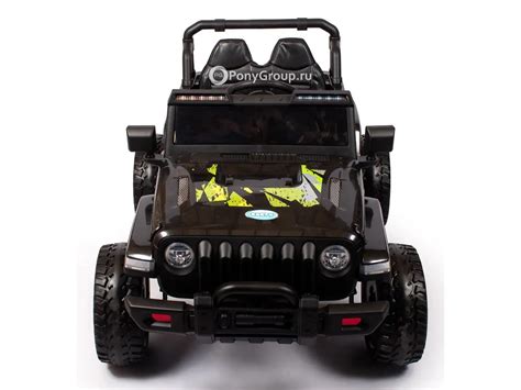 Детский электромобиль JEEP M007MP с резиновыми колесами и кожаным ...