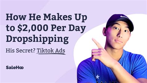 17 Year Old Dropshipper Makes Up To 2K USD Per Day With TikTok Ads