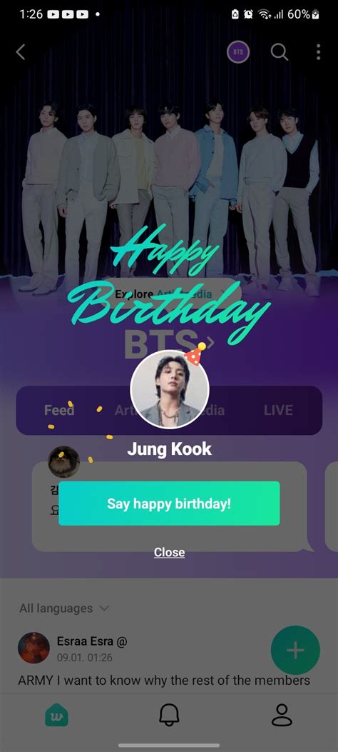 Bts Community Posts Happy Birthday Jongkook I Love You So Much And I