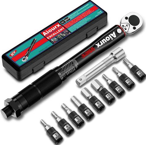 Aiourx 1 4 Inch Drive Click Torque Wrench Set 20 200 In Lb 2 26 22