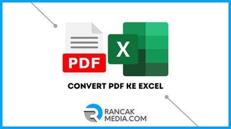 Aplikasi Untuk Convert Pdf Ke Excel Dengan Cepat