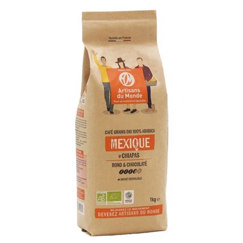 Caf Mexique Grains Kg Bio Et Quitable Artisans Du Monde Artisans