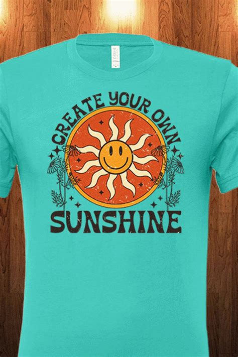 Create Your Own Sunshine T Shirt Shopperboard