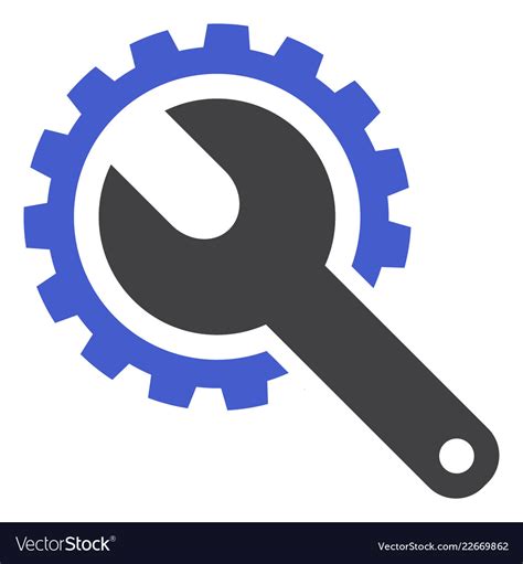 Repair Tools Flat Icon Symbol Royalty Free Vector Image