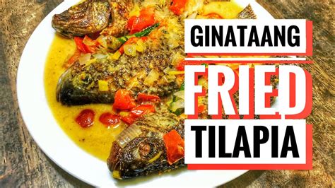 Simple And Easy Recipe How To Cook Ginataang Fried Tilapia YouTube