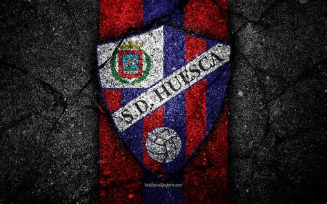 Fc Huesca Logo Segunda Division Soccer Black Stone Football Club