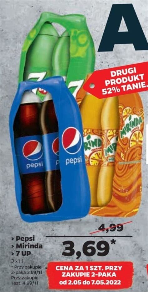 Promocja Pepsi Mirinda 7Up 2x1l W Netto