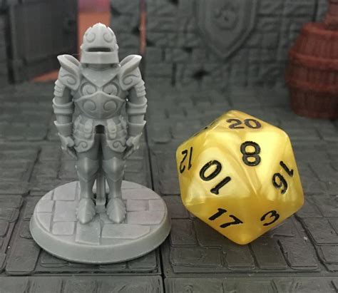 Animated Armor | 28mm (D&D) | Classic Monster Miniature | Tabletop RPG