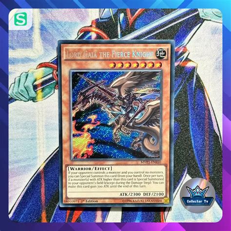 Thẻ bài YugiOh UK MVP1 ENS50 Lord Gaia the Fierce Knight Shopee