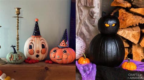 12 Inspiring Painted Halloween Pumpkins - DIY Thought